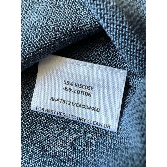 Elieen Fisher Blue Silk Skirt Set with Embellished Tank and Cardigan Size M - Picture 15 of 16